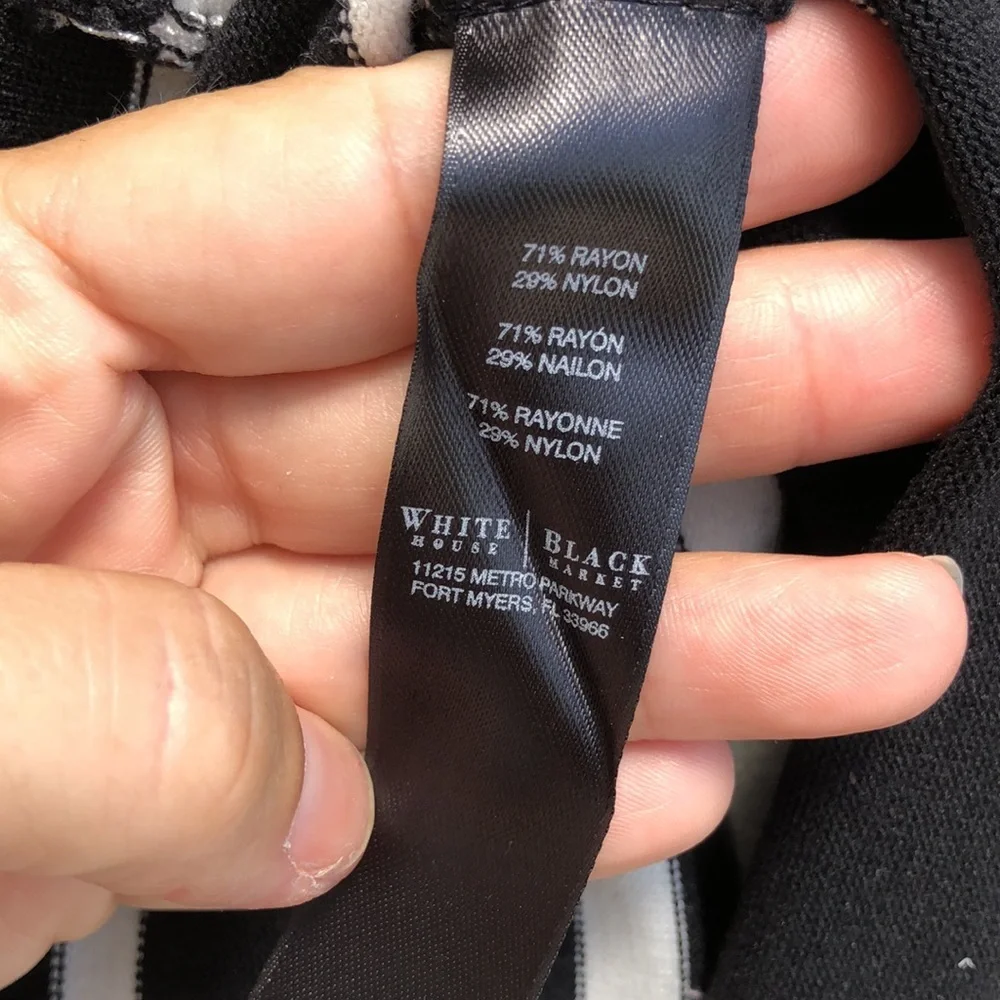 NWT! - WHBM / White House Black Market Stripe Knit Tunic Top - Picture 6 of 7